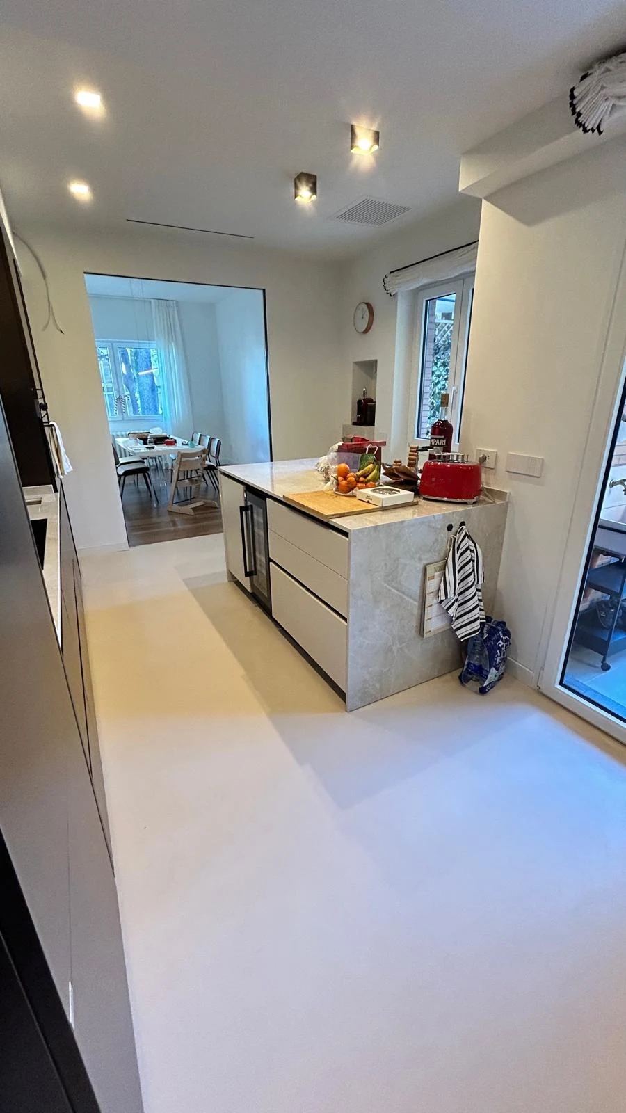 Cucina e passaggio
