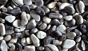 Campione di graniglia di marmo Grigio Trieste per pavimentazioni drenanti