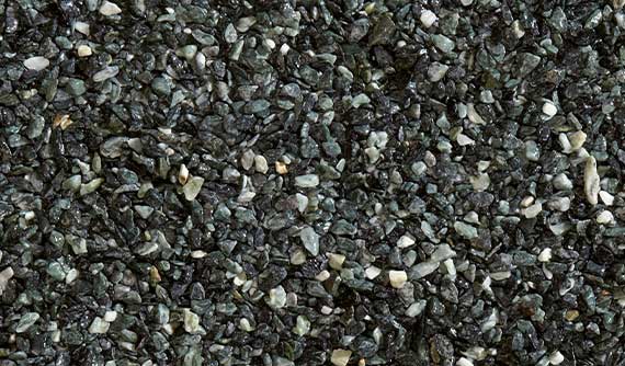 Campione di graniglia di marmo Verde Alpi per pavimentazioni drenanti